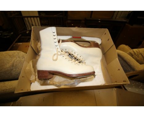 Vintage Tennis Rackets &amp; Ice Skates