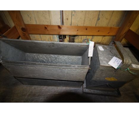 Poultry hopper and water fountain