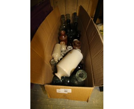 Vintage Glass Bottles/Stoneware etc