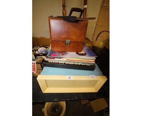 1950's Record Player and Records