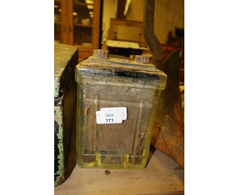 Vintage glass battery