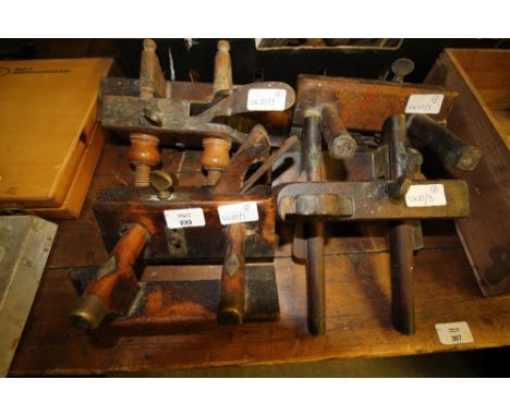 4 vintage plough planes