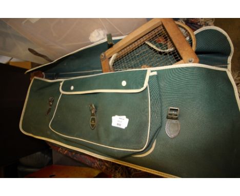 Vintage Slazenger Tennis Bag &amp; 2 Rackets