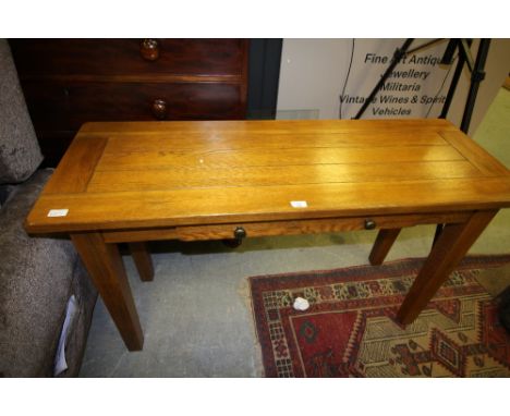 Oak hall/console table