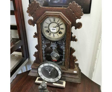2 VINTAGE CLOCKS