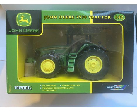 AN ERTL BRITAINS JOHN DEERE 7930 TRACTOR 1:32 SCALE NUMBER 42266 - IN MINT CONDITION AND BOXED 