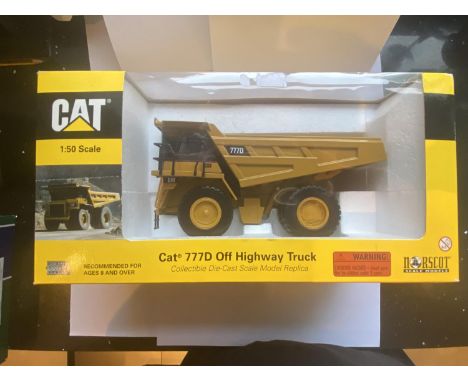 A NORSCOT 777D OFF HIGHWAY TRUCK 1:50 SCALE - IN MINT CONDITION AND BOXED 