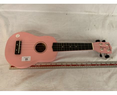 A CHILDS PINK UNION SERIES TANGLEWOOD GUITAR 