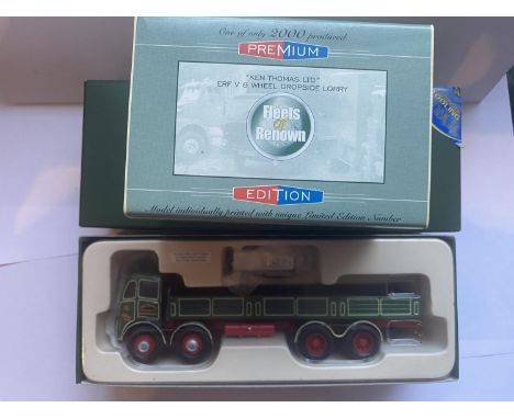 A LIMITED EDITION OF 2000 CORGI ERF 8 WHEEL DROPSIDE "KEN THOMAS LTD" 1:50 SCALE NUMBER CC10103 - IN MINT CONDITION AND BOXED