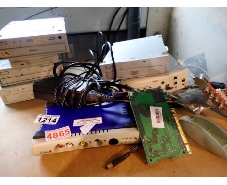 Quantity of PC hardware to include CD drives. Not available for in-house P&amp;P 