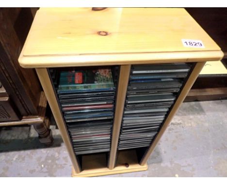 CD rack with CDs. Not available for in-house P&amp;P 