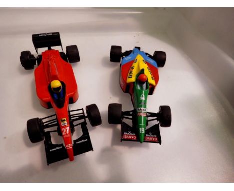 Two Hornby Hobbies cars for Scalextric. UK P&amp;P Group 1 (£16+VAT for the first lot and £2+VAT for subsequent lots) 