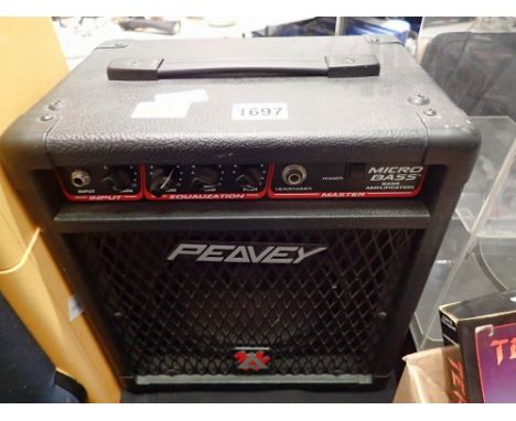 Peavey Micro-Bass practice amplifier. Not available for in-house P&amp;P 