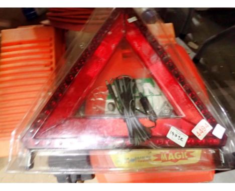 Car accessories including cigarette lighter and powered hazard light. Not available for in-house P&amp;P 