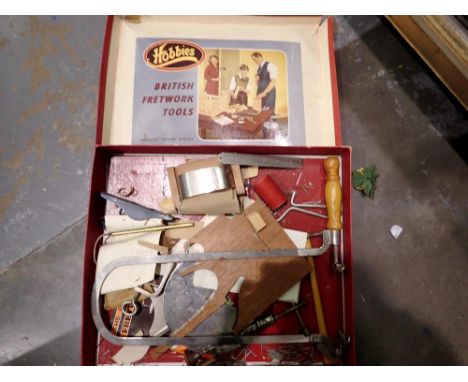 Box of Hobbies Fretwork Tools. Not available for in-house P&amp;P 