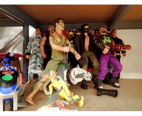 Fourteen modern Action Man figures. Not available for in-house P&amp;P 