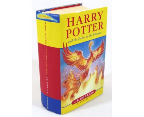 Rowling (J K). Harry Potter And The Order Of The Phoenix, hard back, 1st edition.