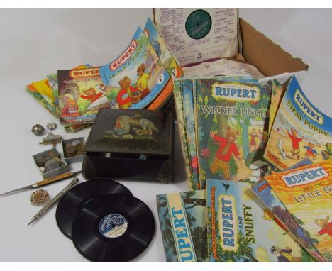Various bygones, collectables, etc., to include Lincolnshire Sphinx cap badge, a small quantity of tokens, coins, low denomin