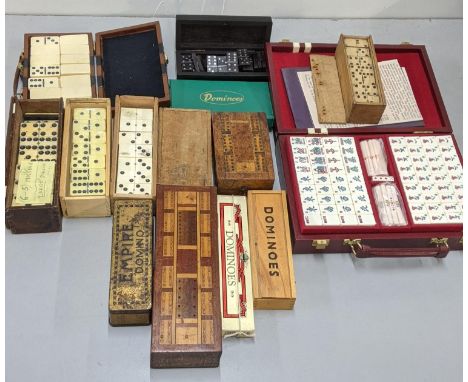 A collection of various Dominoes and a Mahjong setLocation:A4M 