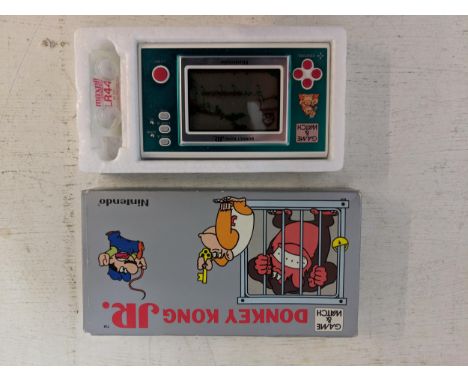 A Donkey Kong JR console boxedLocation:RAB 