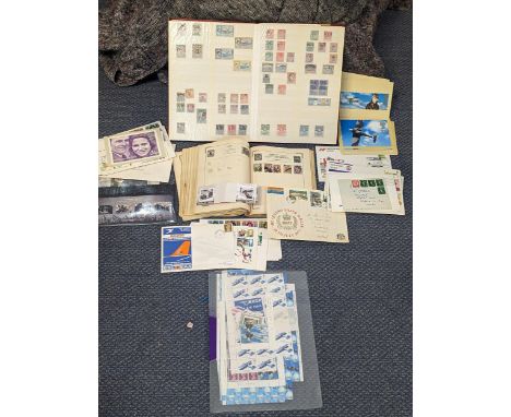 Stamps - mixed world stamps and first day covers to include late 19th/early 20th century British penny reds, Colonial/Commonw