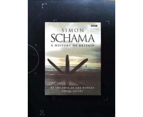 A History Of Britain AT The Edge Of The World? 3000 BC AD 1603 hardback book by Simon Schama signed by author. Published 2000