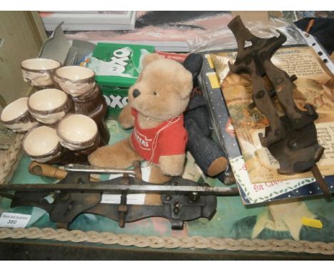 tray inc. Vintage magazines, skates and levi bear