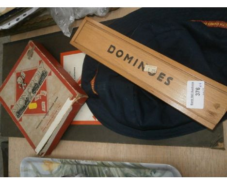 vintage monopoly and dominoes etc