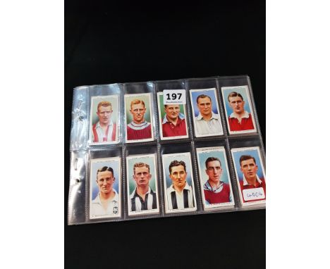 1939 ASSOCIATION FOOTBALL FULL SET CIGARETTE CARDS