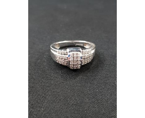 9 CARAT GOLD DIAMOND RING