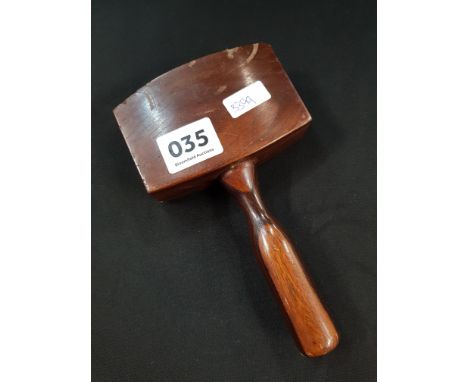 WOODEN MASONIC GAVEL  (SIGNED D.STEED)