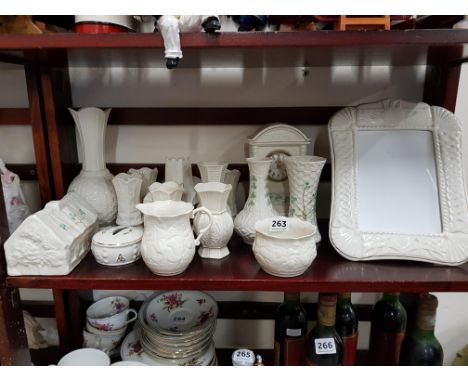 SHELF LOT OF BELLEEK