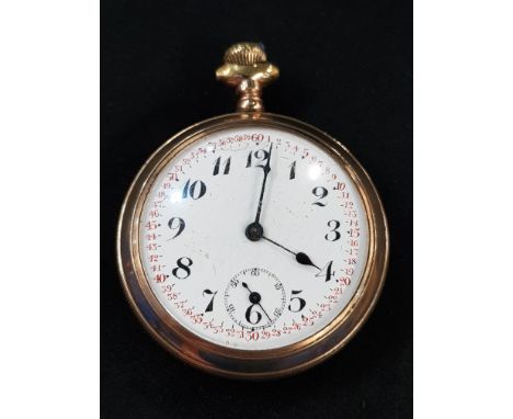 GOLD PLATED POCKET WATCH 