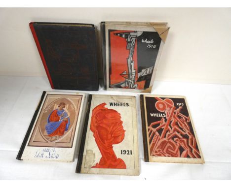 SITWELL EDITH &amp; others (Eds).&nbsp; Wheels, An Anthology of Verse. Vol. 1, 2nd ed. &amp; vols. 3 to 6, 1st eds. Orig. brd