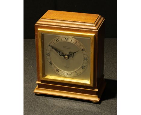 A mid-20th century mahogany Elliott mantel clock 