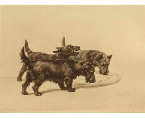 Maud Earl (British, 1863-1943)  'Brussels Sprouts', 'A Feast of T' and two others Photogravures , pub. The Berlin Photographi