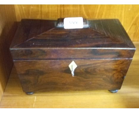 TEA CADDY WITH KEY 