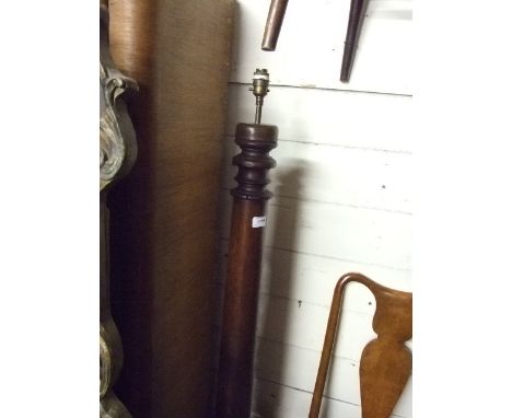 MAHOGANY STANDARD LAMP