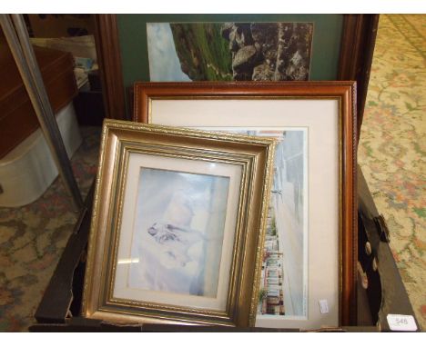 BOX OF PRINTS ETC