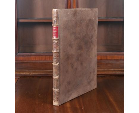 CHAMBERS, SIR WILLIAM A Treatise on Civil Architecture, printed by J. Haberkorn, London 1759, first edition, calf morocco bin