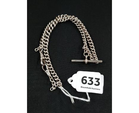 SILVER ALBERT CHAIN 