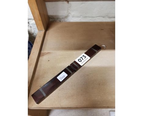 ROSEWOOD CAMPAIGN KNIFE AND FORK BY W.H.WRAGG 