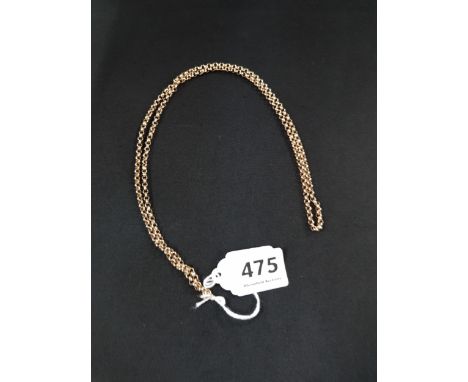 9 CARAT GOLD CHAIN CIRCA 14.7G 