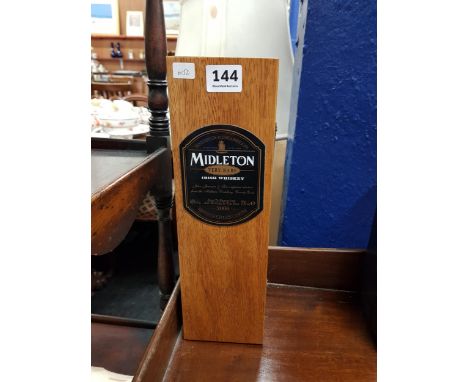 Irish Whiskey Auctions  Bushmills Wooden whiskey Crate