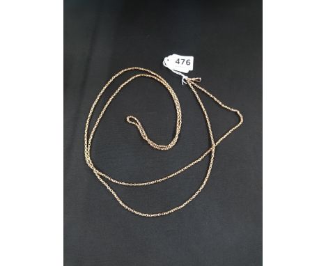 9 CARAT GOLD GUARD CHAIN 31.5 GRAMS 