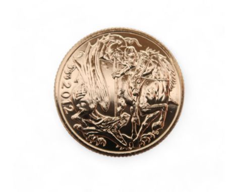 UNITED KINGDOM ELIZABETH II 1 SOVEREIGN 2012 Commemorative issue 60th anniversary of accession of Queen Elizabeth II Obverse 