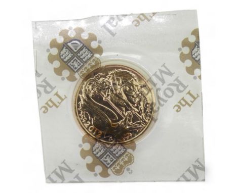 UNITED KINGDOM ELIZABETH II 1 SOVEREIGN 2012 Commemorative issue 60th anniversary of accession of Queen Elizabeth II Obverse 