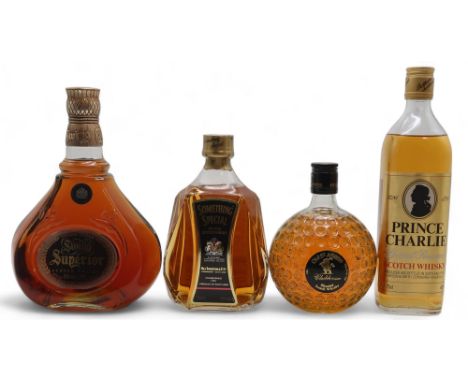JOHNNIE WALKER Swing Superior Scotch Whisky 1 Litre 43%vol OLD ST ANDREWS&nbsp; Clubhouse Blended Scotch Whisky 70CL ALC 40% 