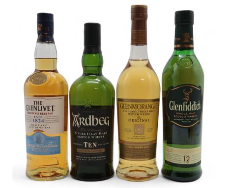 GLENMORANGIE  'THE ORIGINAL' Highland Single Malt Scotch Whisky Ten&nbsp;Years Old 70cl e 40% vol ARDBEG  The Ultimate Single