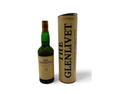 GLENLIVET AGED 12 YEARS George Smith's Original 1824 Pure Single Malt Scotch Whisky Aged In Oak Casks 70cl 40%vol Condition R